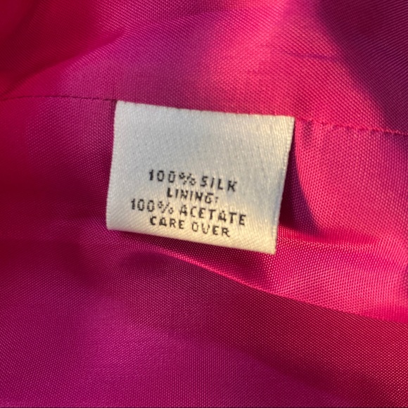 YVES COSSETTE DEPECHE MODE 100% SILK DRESS Size 16 - Picture 7 of 8